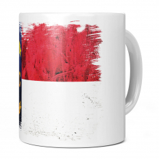 NORTH CAROLINA STATE GRUNGE FLAG 11OZ NOVELTY MUG