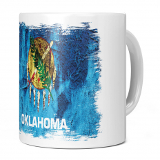 OKLAHOMA STATE GRUNGE FLAG 11OZ NOVELTY MUG
