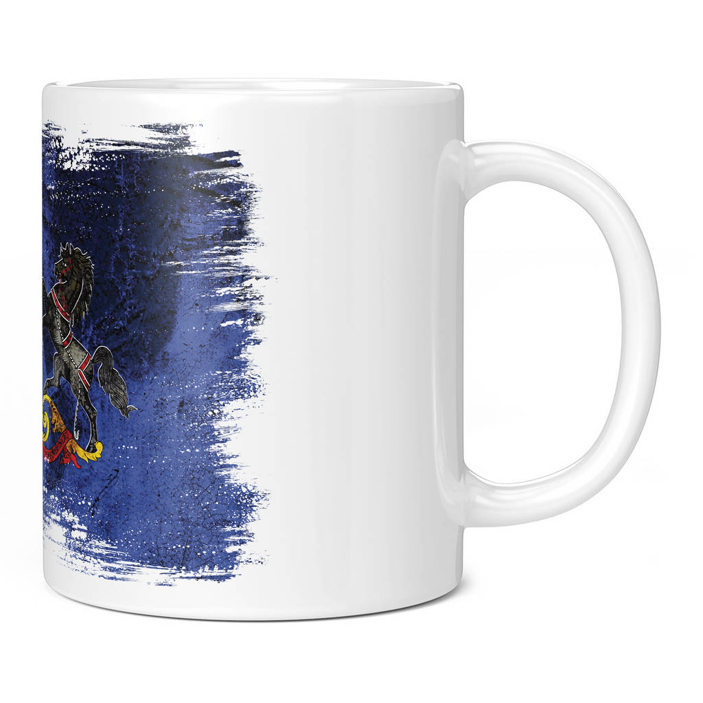 PENNSYLVANIA STATE GRUNGE FLAG 11oz NOVELTY MUG Mugs