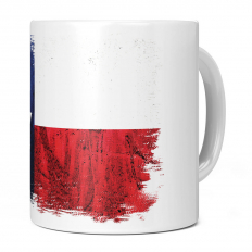 TEXAS STATE GRUNGE FLAG 11OZ NOVELTY MUG