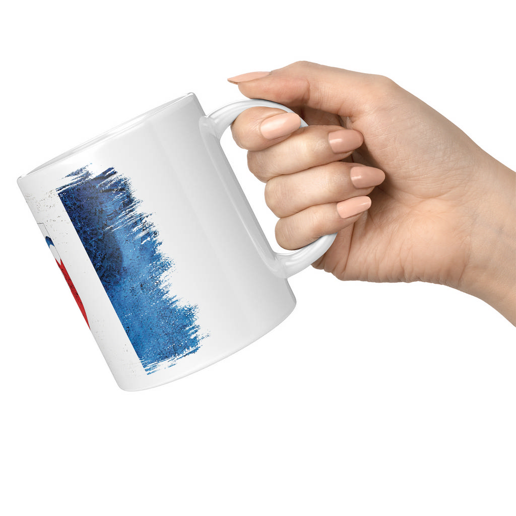 NORTHWEST TERRITORIES GRUNGE FLAG 11oz NOVELTY MUG Mugs