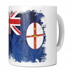 NEW SOUTH WALES GRUNGE FLAG 11OZ NOVELTY MUG