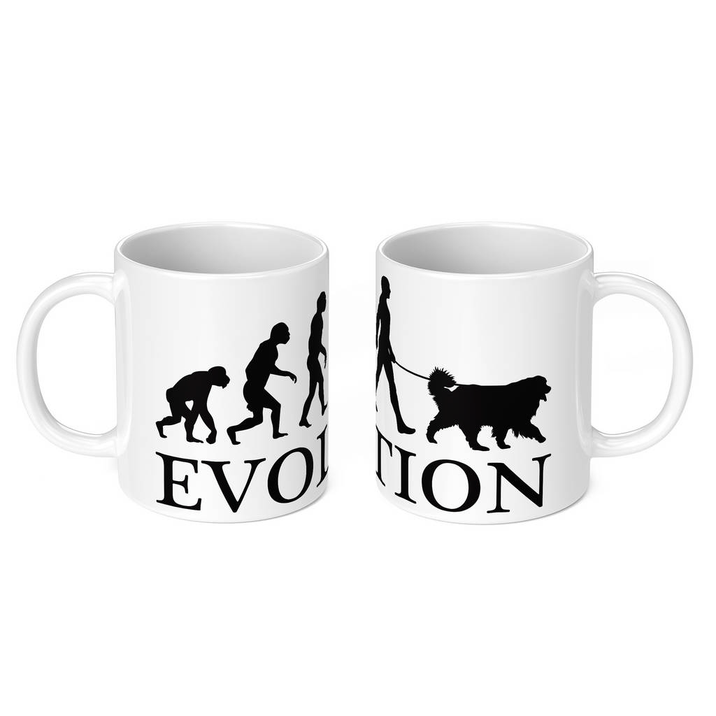 BERNESE MOUNTAIN DOG EVOLUTION 11oz NOVELTY MUG Mugs