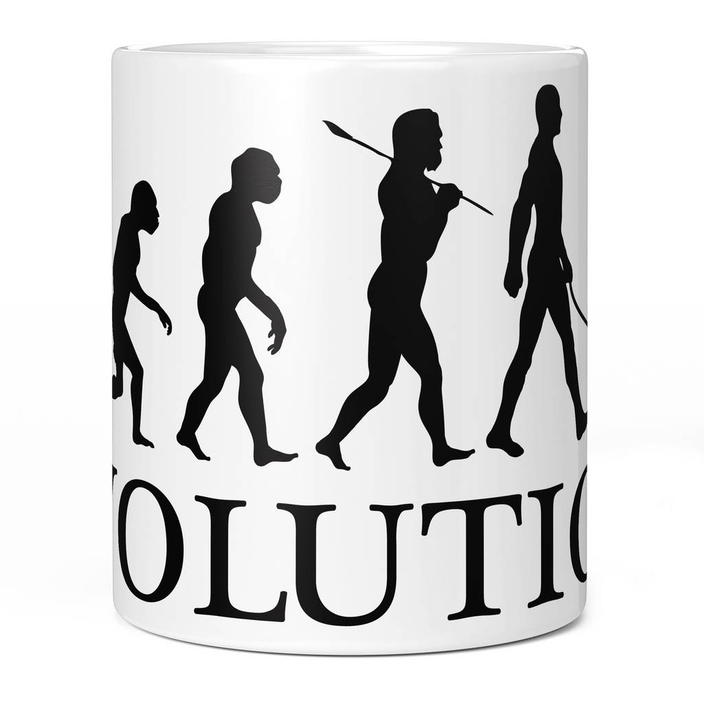 NORWEGIAN ELKHOUND EVOLUTION 11oz NOVELTY MUG Mugs