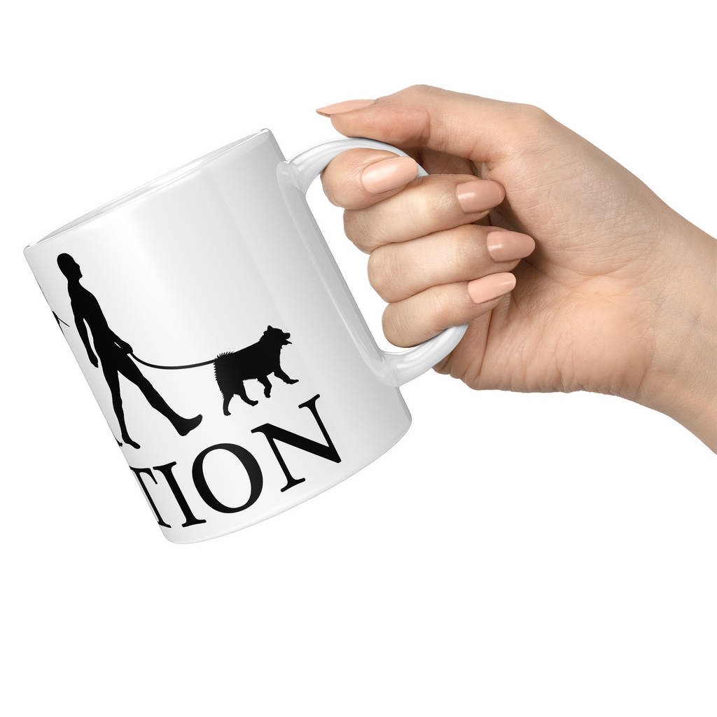 NORWEGIAN ELKHOUND EVOLUTION 11oz NOVELTY MUG Mugs