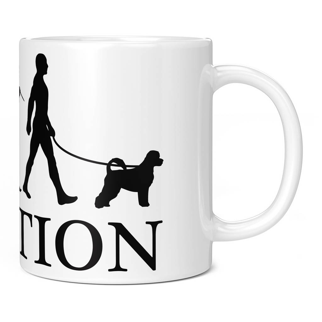 PORTUGUESE WATER DOG EVOLUTION 11oz NOVELTY MUG Mugs
