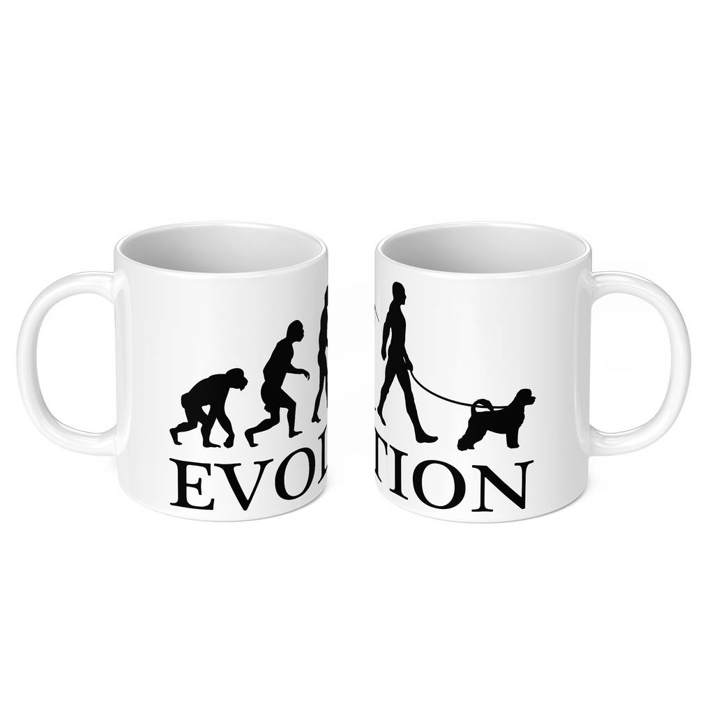 PORTUGUESE WATER DOG EVOLUTION 11oz NOVELTY MUG Mugs
