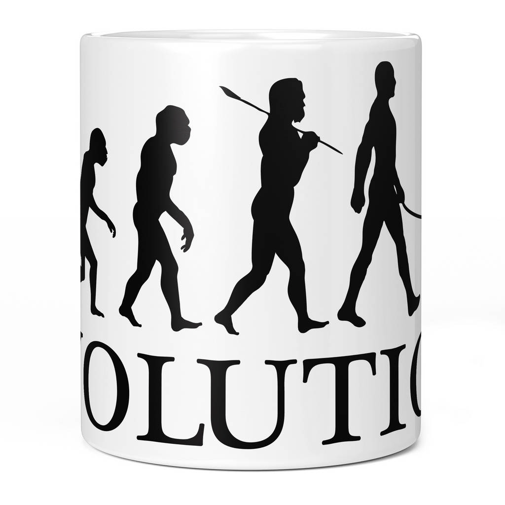 SIBERIAN HUSKY EVOLUTION 11oz NOVELTY MUG Mugs