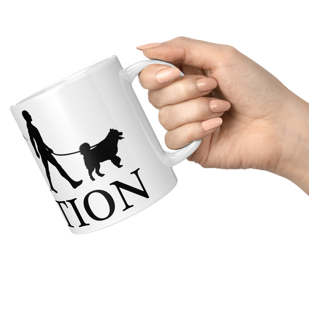 SIBERIAN HUSKY EVOLUTION 11oz NOVELTY MUG Mugs