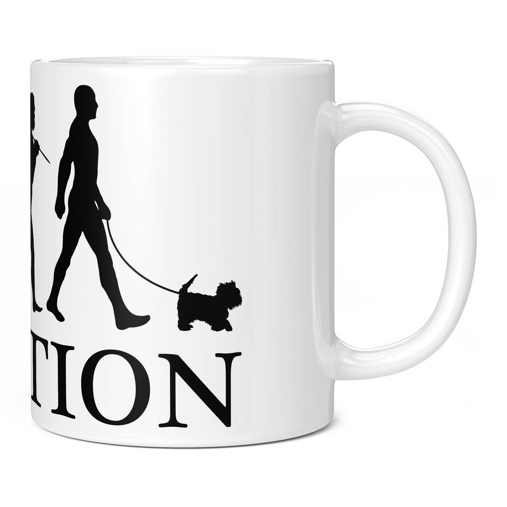 YORKSHIRE TERRIER EVOLUTION 11oz NOVELTY MUG Mugs