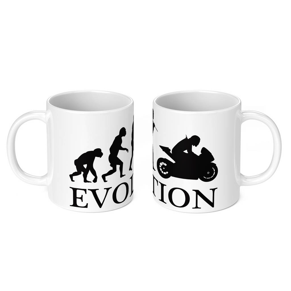MOTORCYCLE RACING EVOLUTION 11oz NOVELTY MUG Mugs