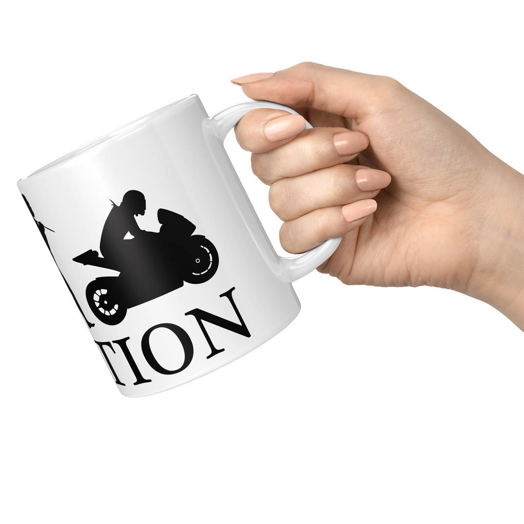 MOTORCYCLE RACING EVOLUTION 11oz NOVELTY MUG Mugs