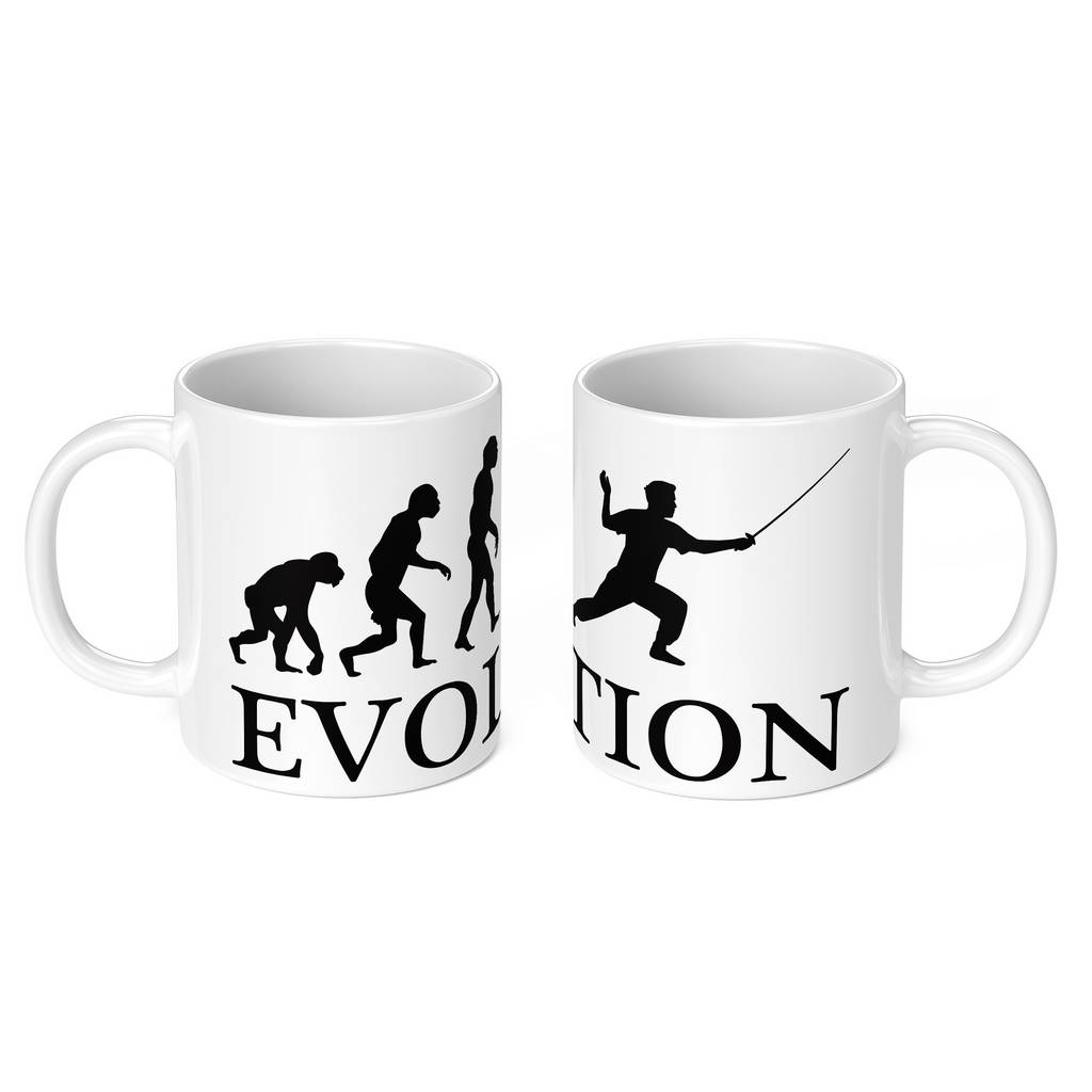FENCING EVOLUTION 11oz NOVELTY MUG Mugs