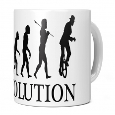 UNICYCLIST EVOLUTION 11OZ NOVELTY MUG