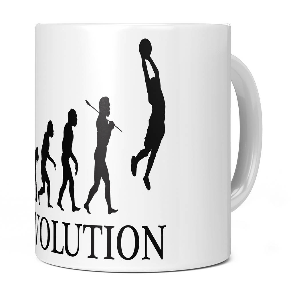 SLAM DUNK BASKETBALL EVOLUTION 11OZ NOVELTY MUG