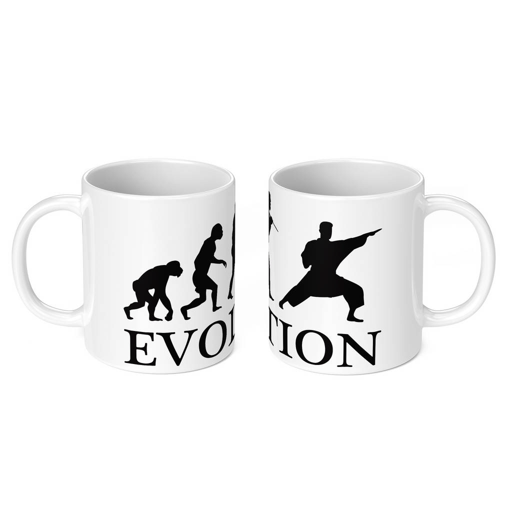 MARTIAL ARTS EVOLUTION 11oz NOVELTY MUG Mugs