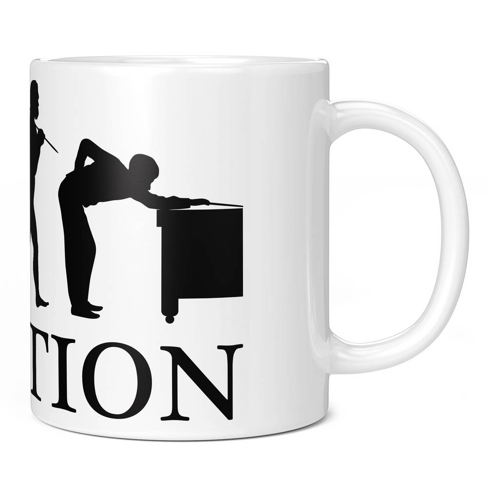 SNOOKER PLAYER EVOLUTION 11oz NOVELTY MUG Mugs