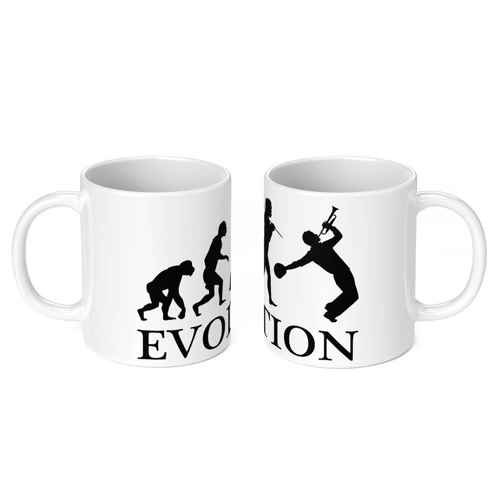 JAZZ TRUMPET PLAYER EVOLUTION 11oz NOVELTY MUG Mugs