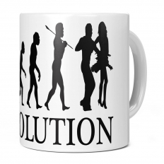 SALSA DANCING EVOLUTION 11OZ NOVELTY MUG