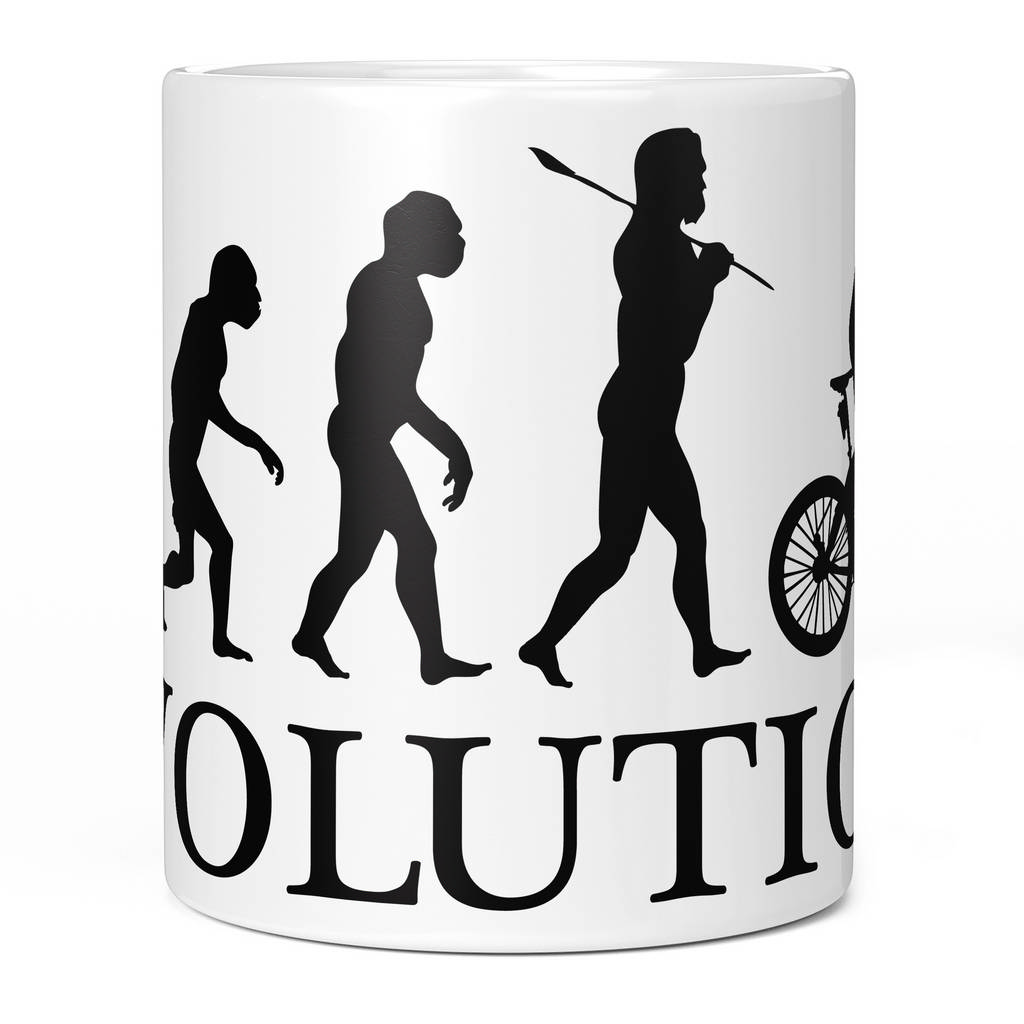 MOUNTAIN BIKE EVOLUTION 11oz NOVELTY MUG Mugs