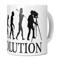 RETRO PHOTOGRAPHER EVOLUTION 11OZ NOVELTY MUG