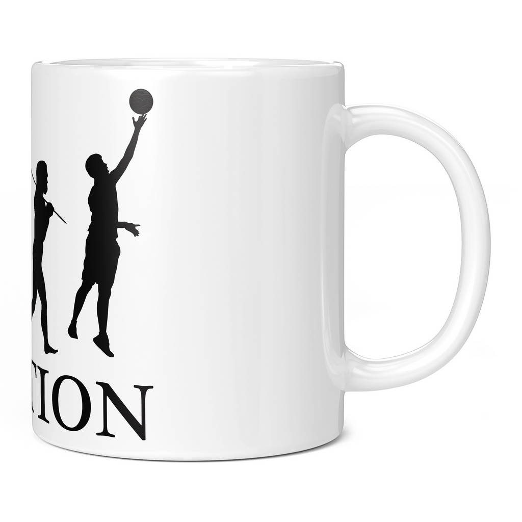 NETBALL EVOLUTION 11oz NOVELTY MUG Mugs