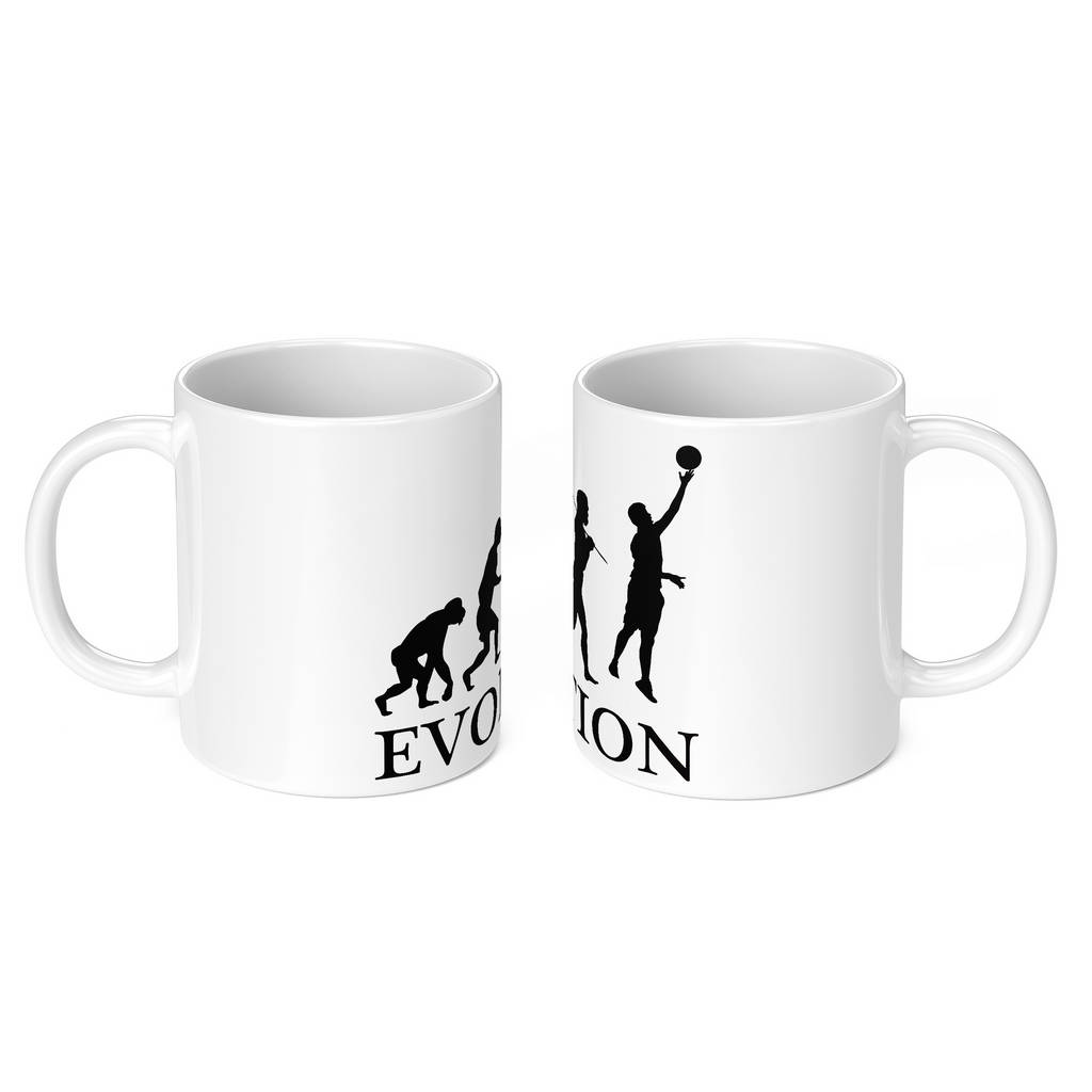 NETBALL EVOLUTION 11oz NOVELTY MUG Mugs