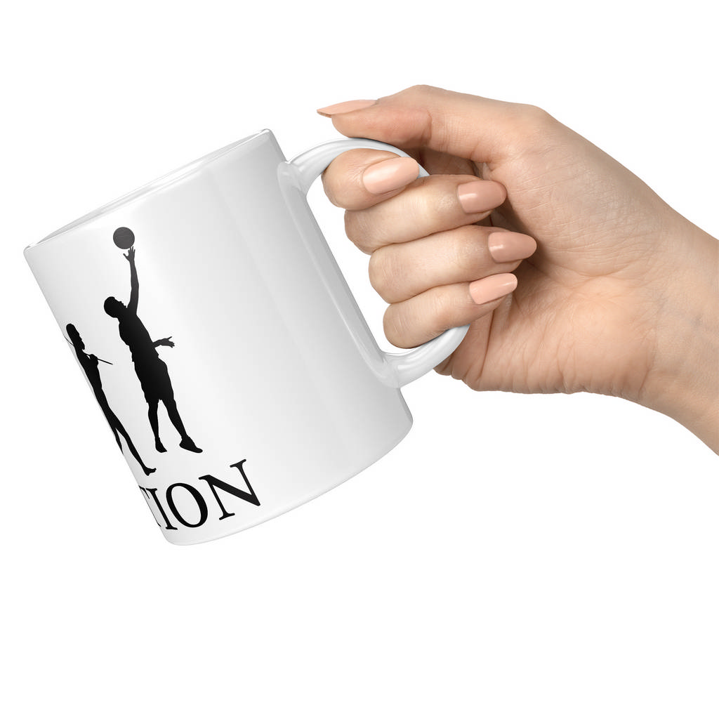 NETBALL EVOLUTION 11oz NOVELTY MUG Mugs