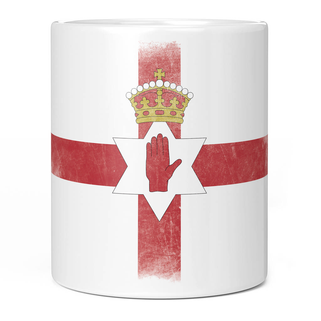 NORTHERN IRELAND FADED FLAG 11oz NOVELTY MUG Mugs