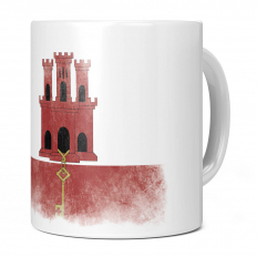 GIBRALTAR FADED FLAG 11OZ NOVELTY MUG