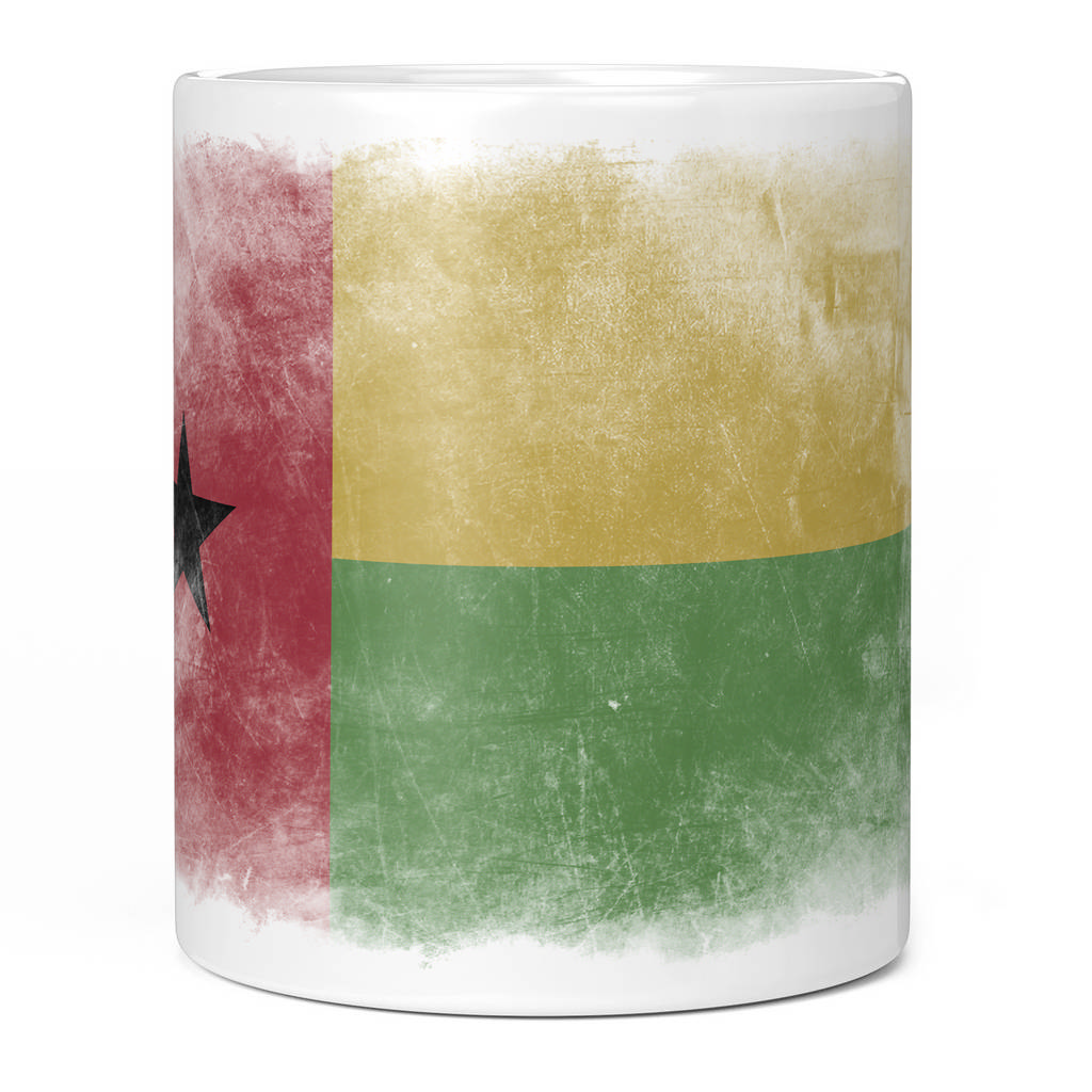 GUINEA BISSAU FADED FLAG 11oz NOVELTY MUG Mugs