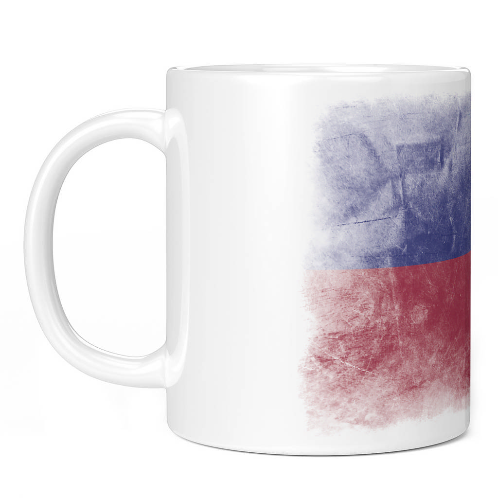 HAITI FADED FLAG 11oz NOVELTY MUG Mugs