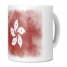 HONG KONG FADED FLAG 11OZ NOVELTY MUG