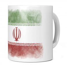 IRAN FADED FLAG 11OZ NOVELTY MUG