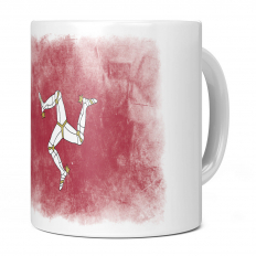 ISLE OF MAN FADED FLAG 11OZ NOVELTY MUG