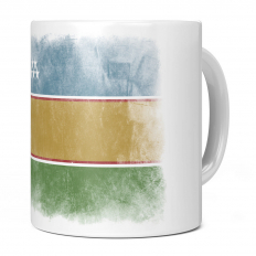 KARAKALPAKSTAN FADED FLAG 11OZ NOVELTY MUG