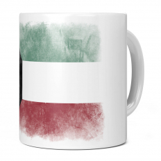 KUWAIT FADED FLAG 11OZ NOVELTY MUG