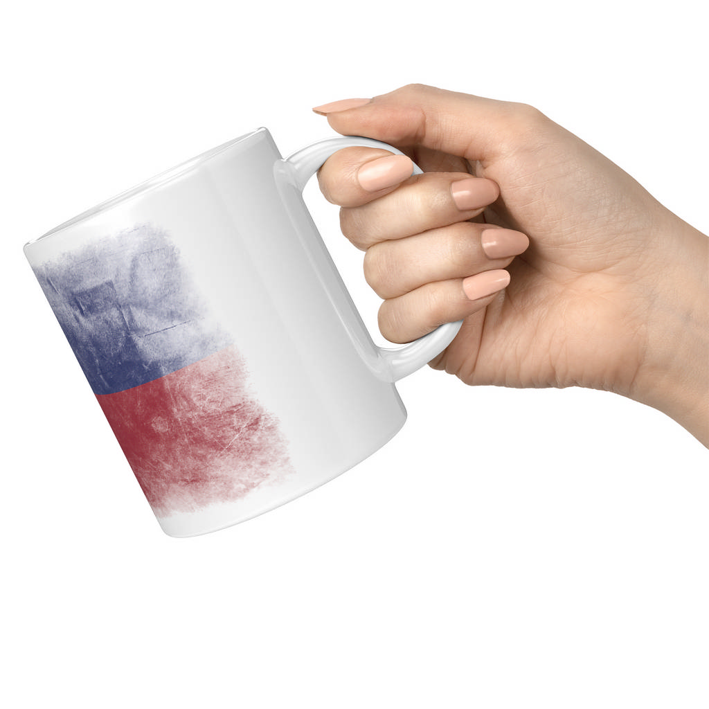 LIECHTENSTEIN FADED FLAG 11oz NOVELTY MUG Mugs