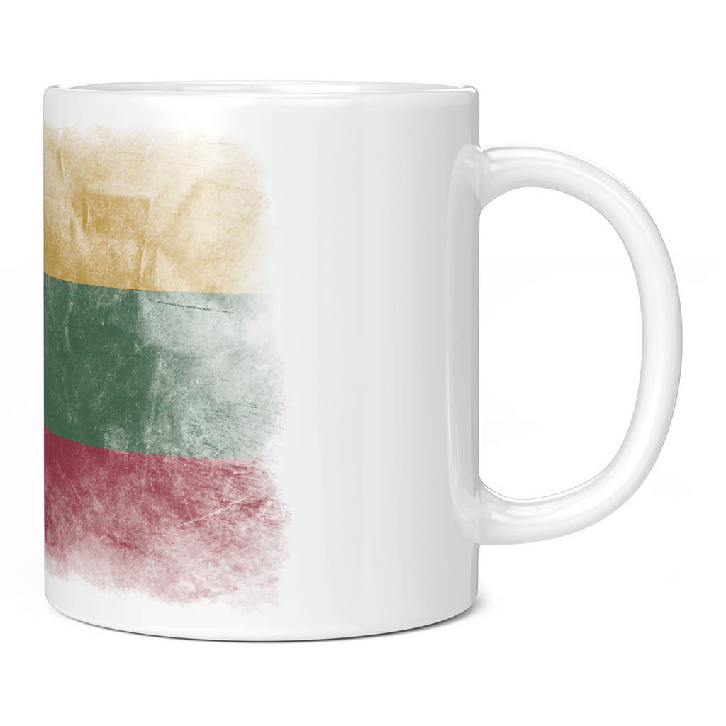 LITHUANIA FADED FLAG 11oz NOVELTY MUG Mugs