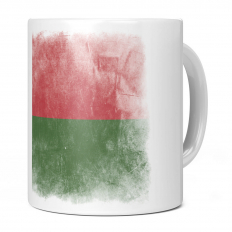 MADAGASCAR FADED FLAG 11OZ NOVELTY MUG