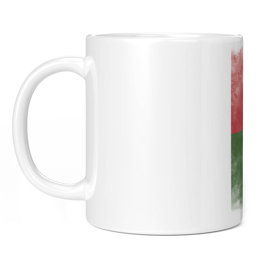 MADAGASCAR FADED FLAG 11oz NOVELTY MUG Mugs