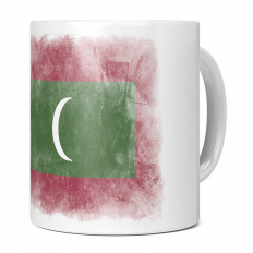 MALDIVES FADED FLAG 11OZ NOVELTY MUG
