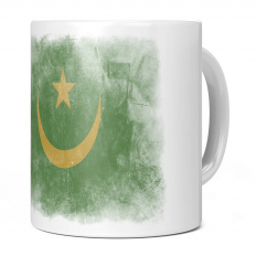 MAURITANIA FADED FLAG 11OZ NOVELTY MUG