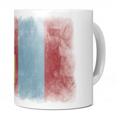 MONGOLIA FADED FLAG 11OZ NOVELTY MUG