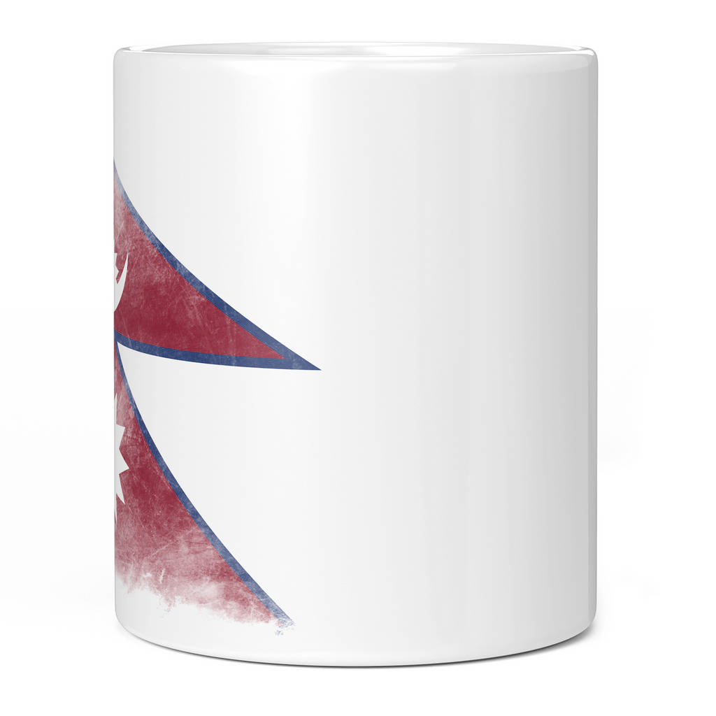NEPAL FADED FLAG 11oz NOVELTY MUG Mugs