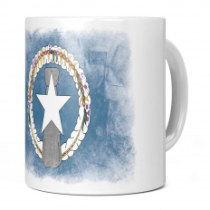 NORTHERN MARIANA ISLANDS FADED FLAG 11OZ NOVELTY MUG