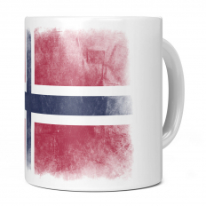 NORWAY FADED FLAG 11OZ NOVELTY MUG