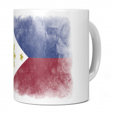 PHILIPPINES FADED FLAG 11OZ NOVELTY MUG