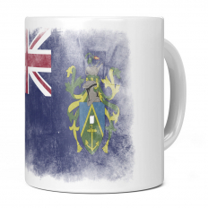 PITCAIRN ISLANDS FADED FLAG 11OZ NOVELTY MUG