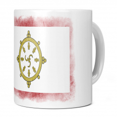 SIKKIM FADED FLAG 11OZ NOVELTY MUG